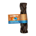 Jack & Pup Dog 6" Collagen Braided Stick 40Ct Display Box