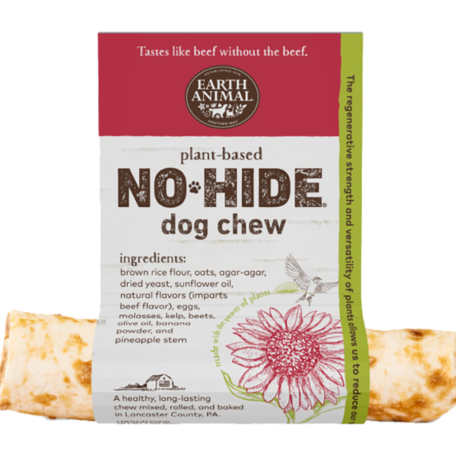EARTH ANIMAL DOG NO-HIDE NO-MEAT BEEF (VEGAN) MEDIUM 24 COUNT