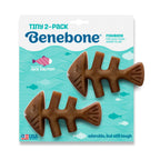 !Benebone Fishbone Dog Chew Toy Salmon, 1ea/XS|2 pk