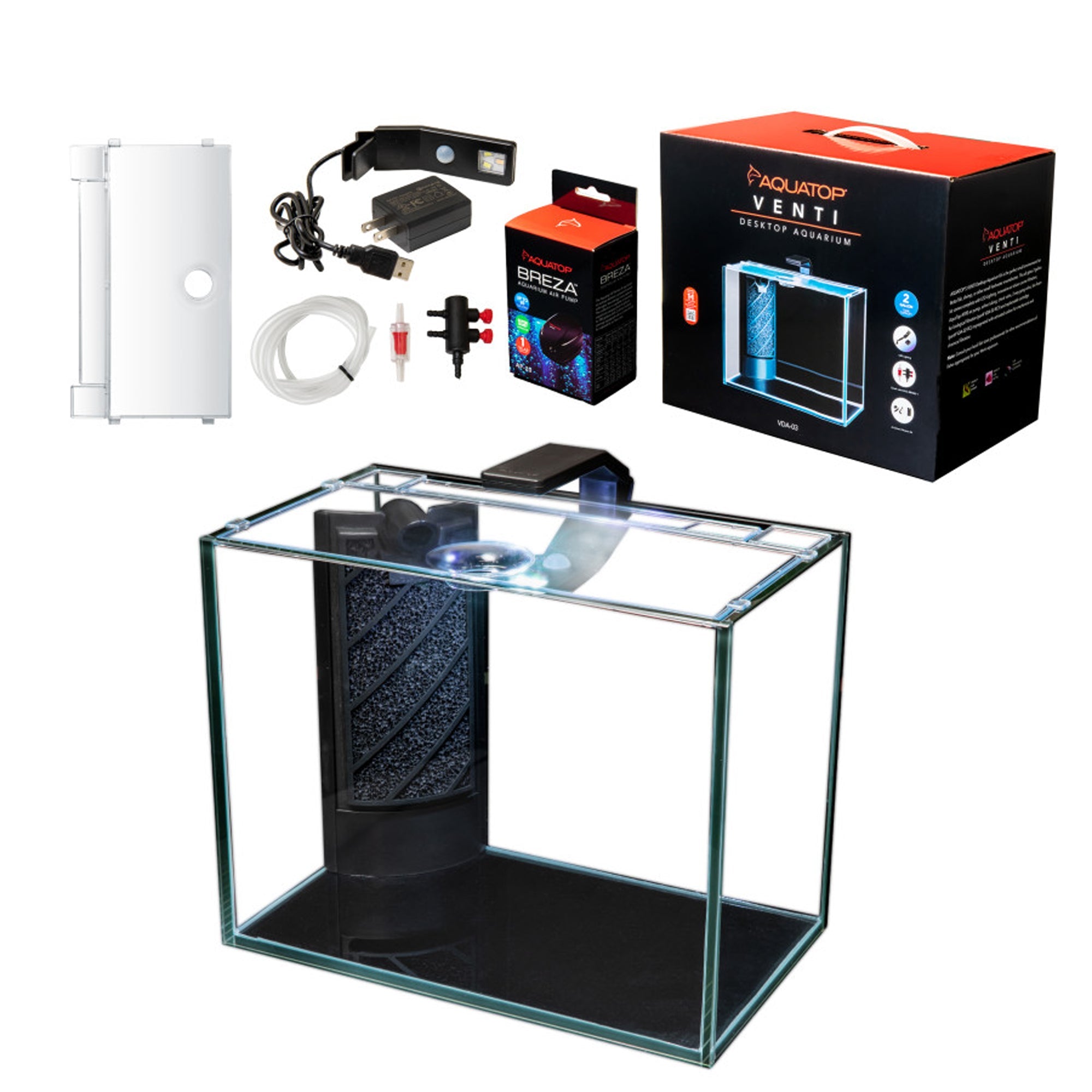 Aquatop Venti Showcase Aquarium Kit 1ea/2 gal