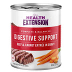 Health Extention Digest Beef & Carrot & Gravy Dog Can 9oz. (Case of 12)