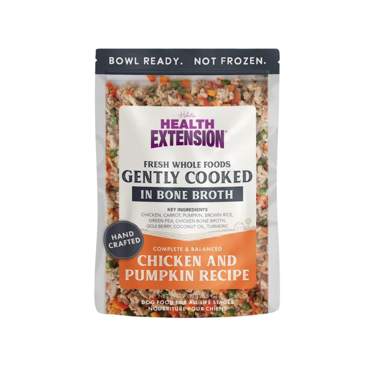 Health Extension Gently Cooked Chicken & Pumpkin Dog 9oz. (Case of 10)