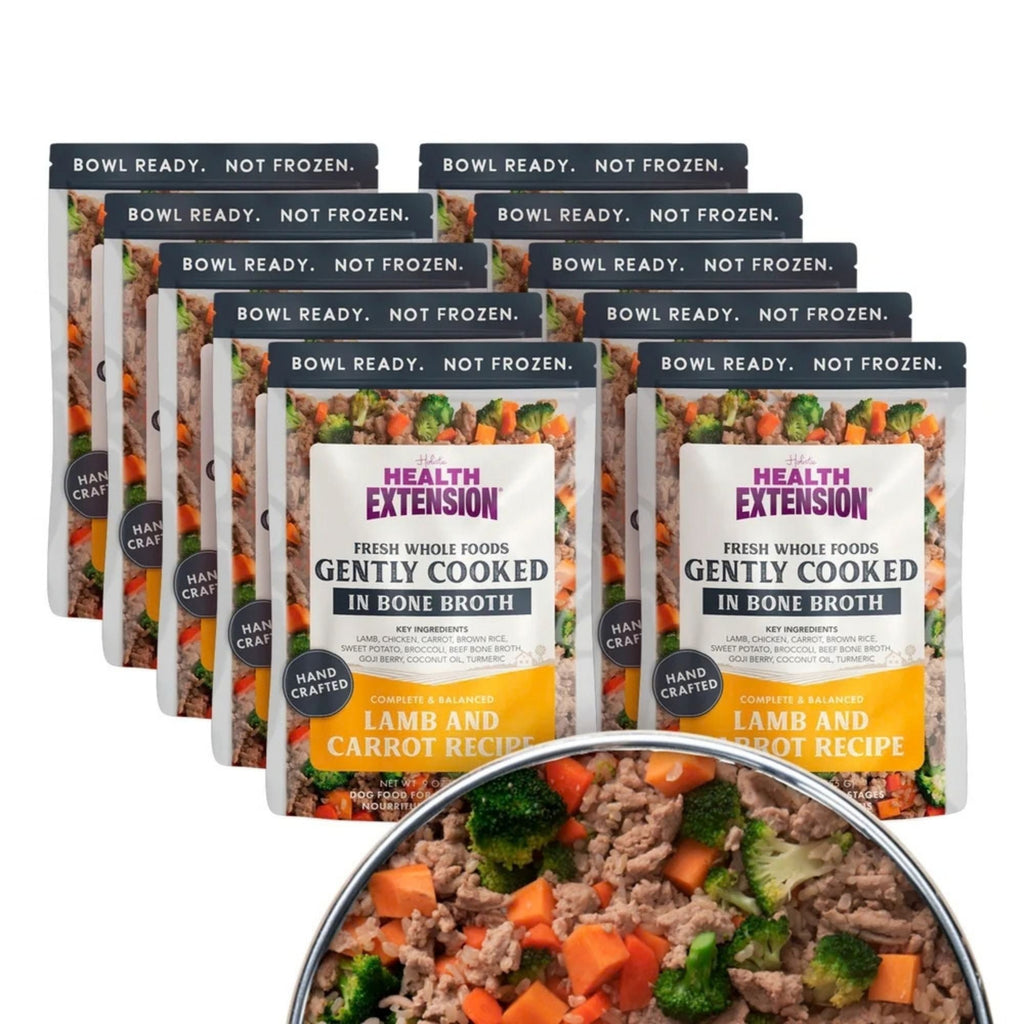 Health Extension Gently Cooked Lamb & Carrot Dog 9oz. (Case of 10)