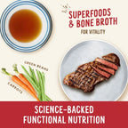 Health Extension Broth-Licious Beef Green Bean Broth Topper 3.5oz. (Case of 12)