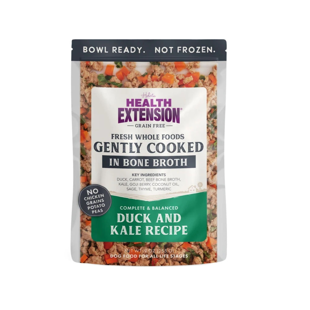 Health Extension Gently Cooked Duck Duck & Kale Dog 9oz. (Case of 10)