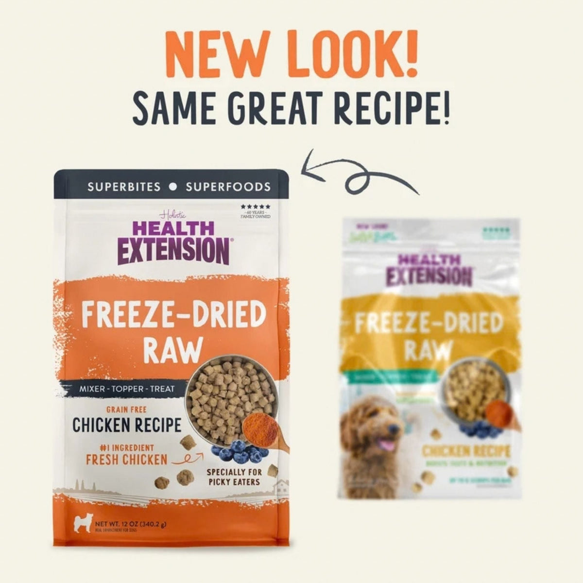 Health Extension Freeze Dried Chicken Meal Mixer Trial Size .75oz