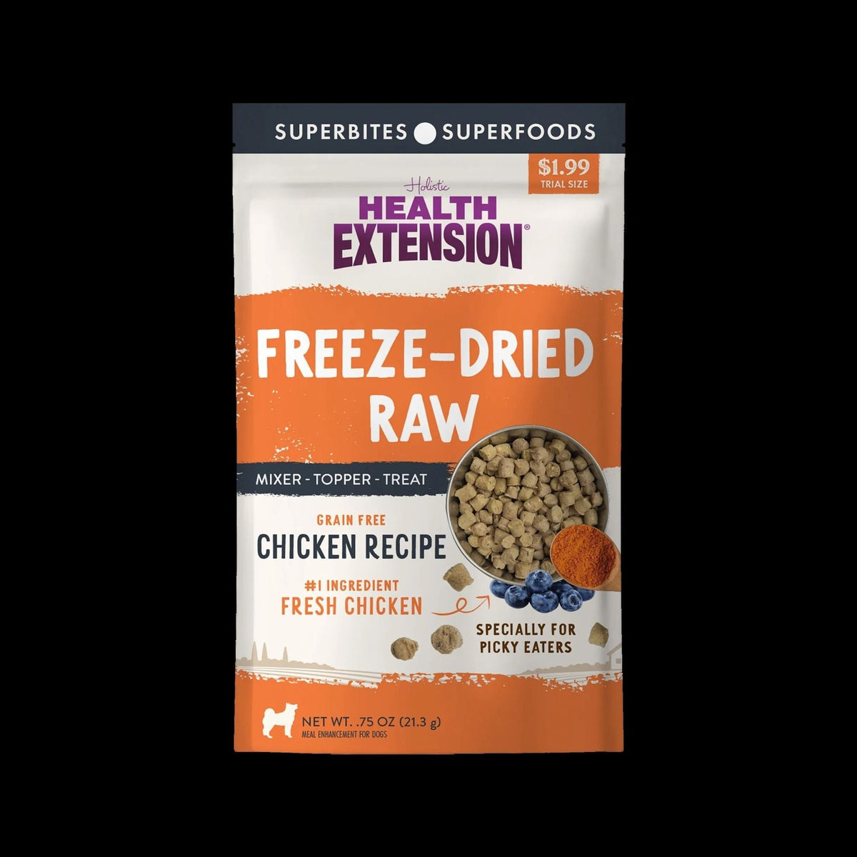 Health Extension Freeze Dried Chicken Meal Mixer Trial Size .75oz