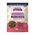 Health Extension Crunchy Munchies Granola Bites-Appley Chrisp Dog Treats 5oz.