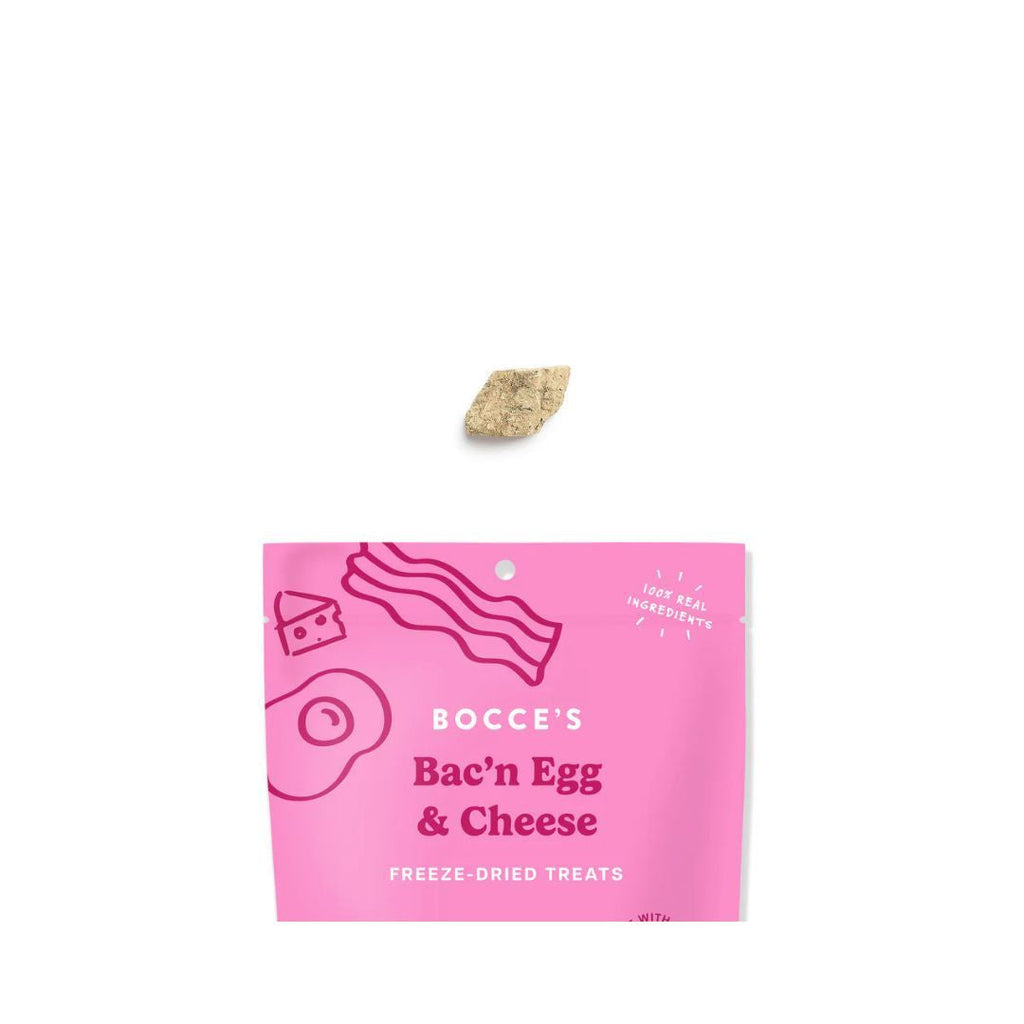 Bocce'S Bakery Dog Freeze Dried Bac'N Egg & Cheese Treat 3oz.