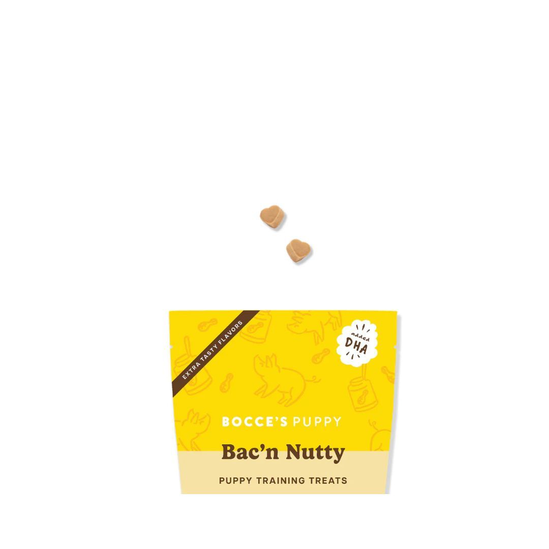 Bocce'S Bakery Dog Puppy Training Bites Bac'N Nutty 3oz