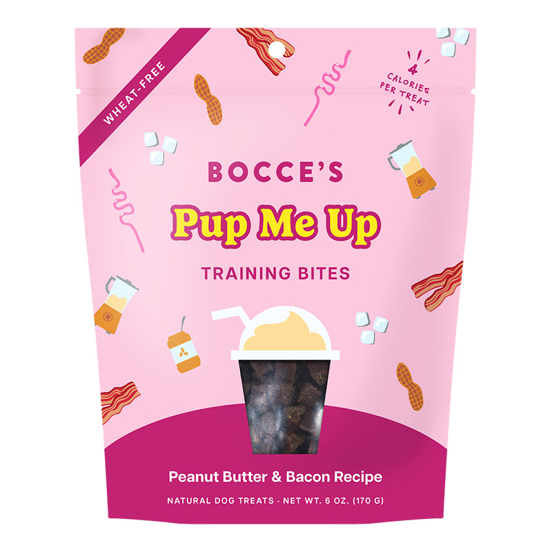 Bocce's Bakery Dog Training Bites Pup Me Up 6oz