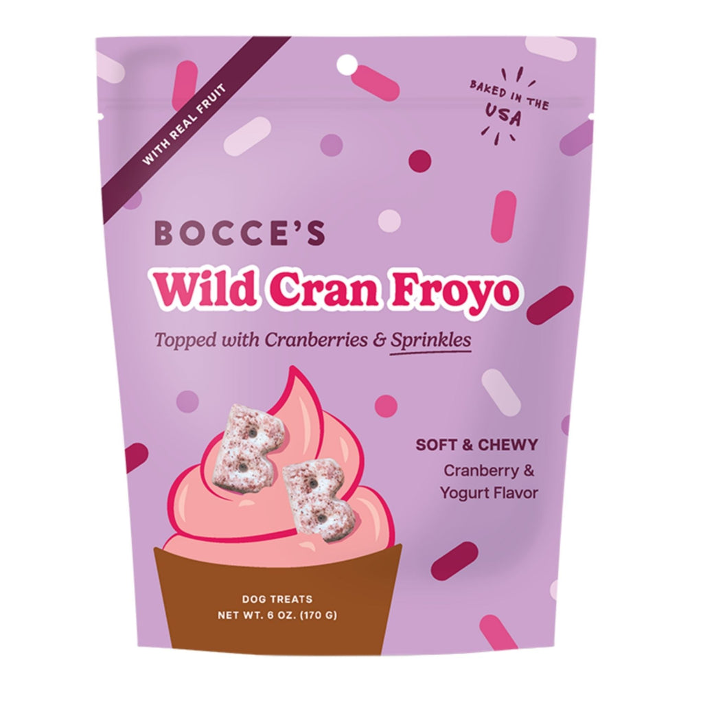 Bocce's Bakery Dog Froyo Grain Free Wild Cran 6oz.