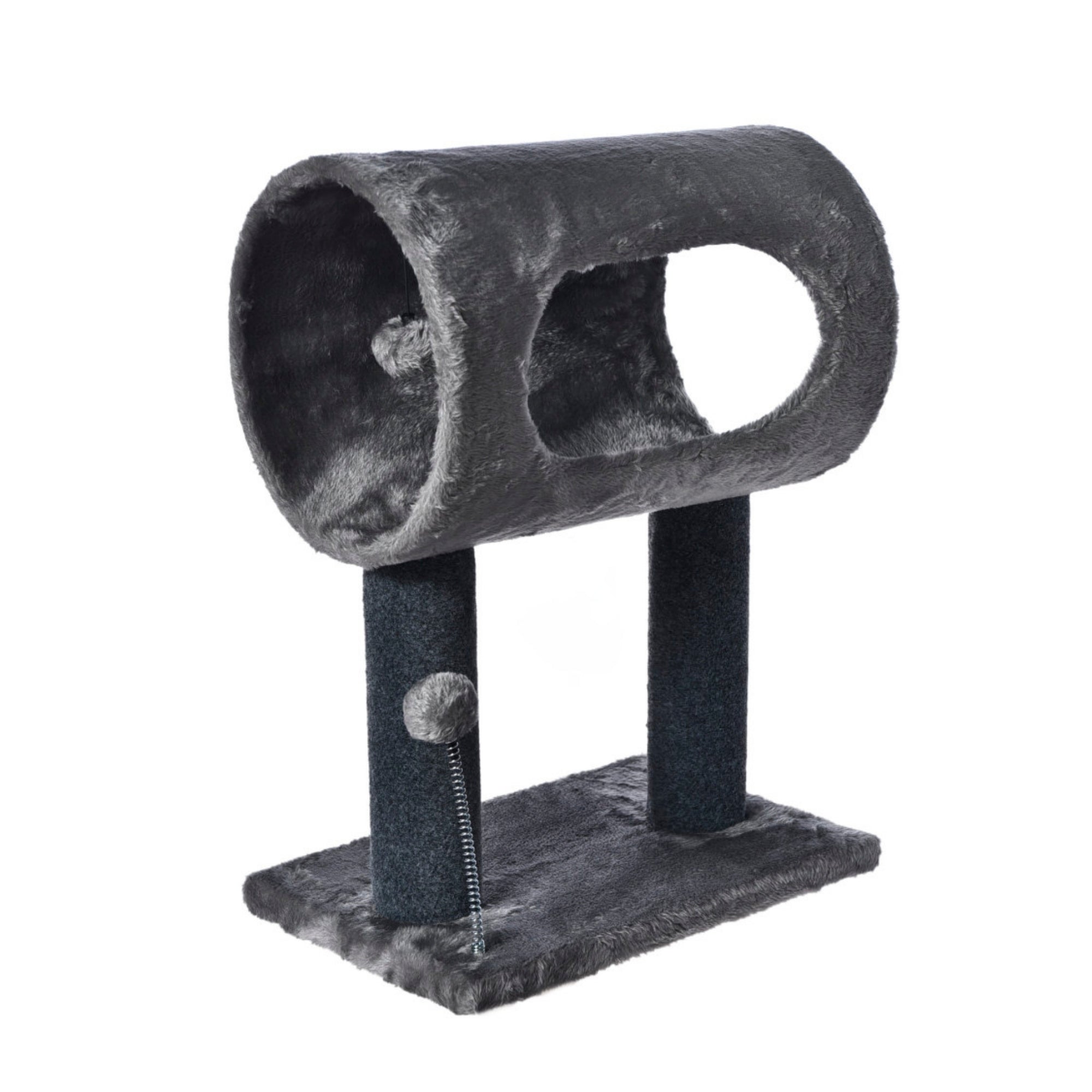 Max & Marlow Tunnel 2 Level Cat Tree w/ Toy 1ea