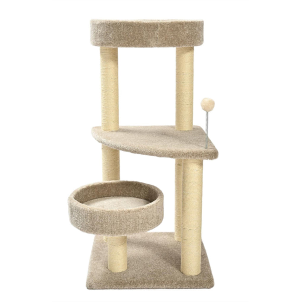 Max & Marlow Multi Level Carpet Cat Tower 1ea/36 in.
