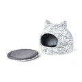 Max & Marlow Cat Dome w/ Ears Gray, 1ea