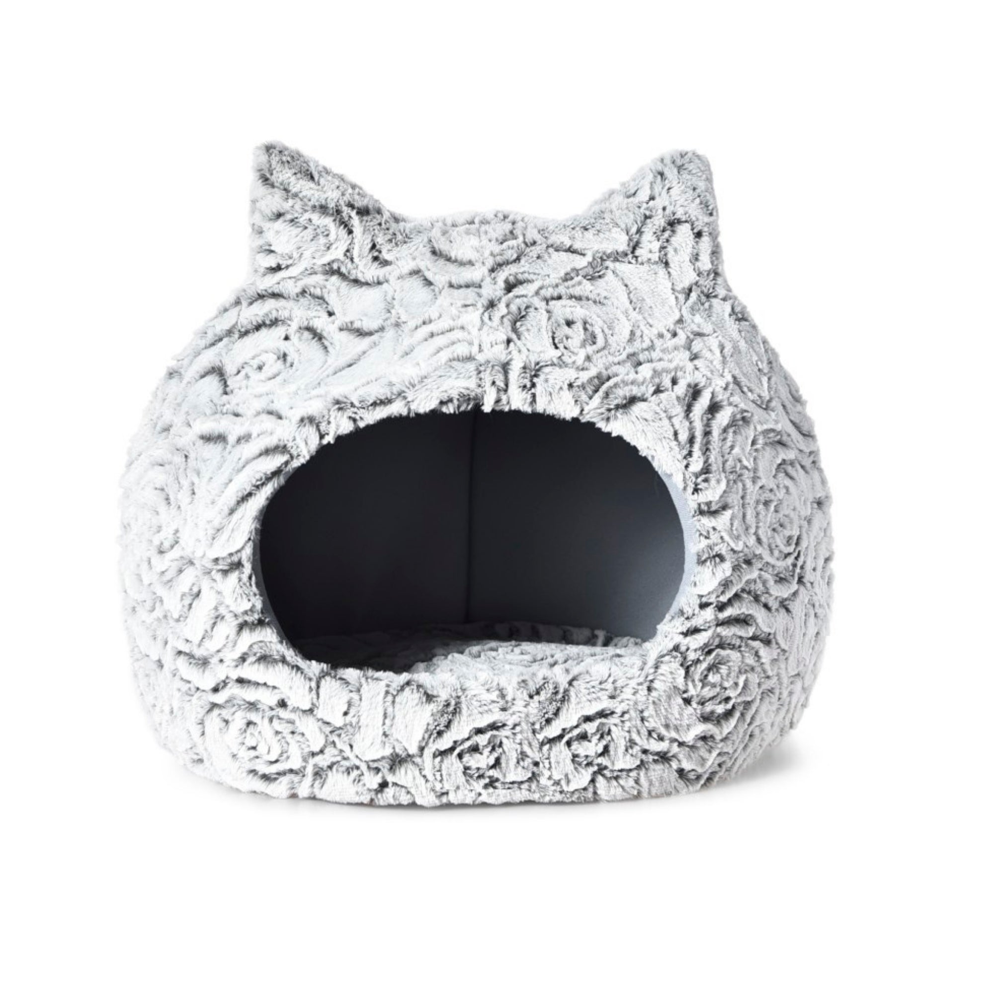 Max & Marlow Cat Dome w/ Ears Gray, 1ea