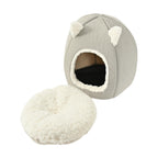 Max & Marlow Cat Dome w/ Ears White, 1ea