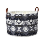 Max & Marlow Round Lounger Cat Bed Black & White, 1ea