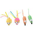 Max & Marlow Mouse with Ribbon Assorted Cat Value Toys Display 24ea/24Pc