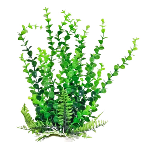 Aquatop Elodea Aquarium Plant with Weighted Base Green 9 in Default Title