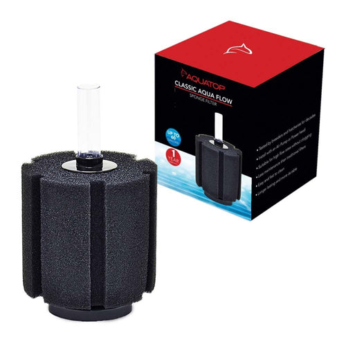 Aquatop Classic Aqua Flow CAF-60 Internal Sponge Filter Black Default Title
