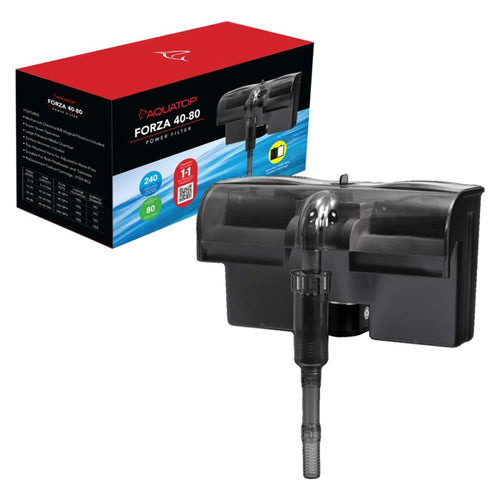Aquatop Forza 40-80 Power Filter With Surface Skimmer 240Gph
