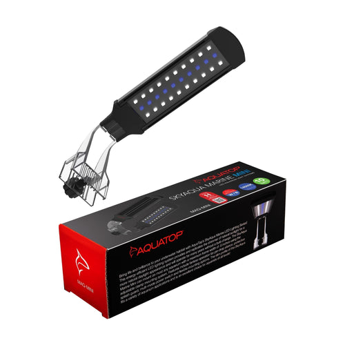 Aquatop SkyAqua Marine Mini LED Aquarium Light Fixture 1ea-10 W Default Title