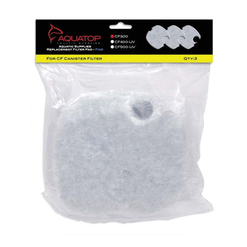 Aquatop Replacement Filter Sponge for CF Series Filters For CF-300 White 3 Pack Default Title
