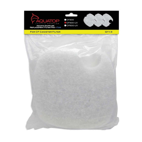 Aquatop Replacement Filter Sponge for CF Series Filters For CF-400UV White 3 Pack Default Title