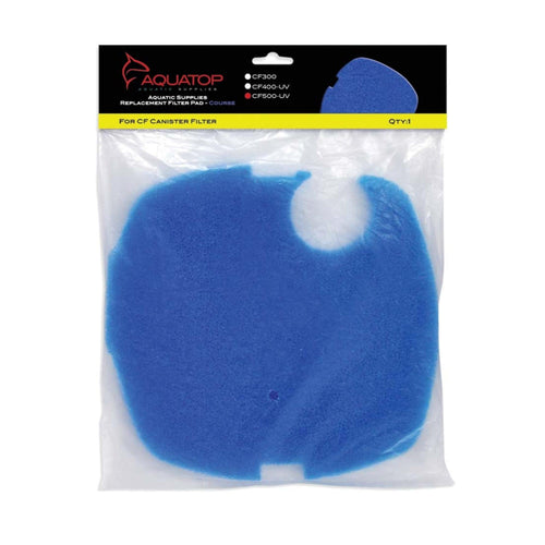 Aquatop Replacement Filter Sponge for CF Series Filters For CF-500UV Blue 1 Pack Default Title