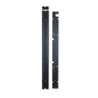 Aquatic Life Endcap for Hybrid T5HO LED Mounting System Black, 1ea/18in.