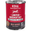 Koha Dog Limited Ingredient Grain Free 90% Beef 13oz. (Case of 12)