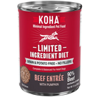 Koha Dog Limited Ingredient Grain Free 90% Beef 13oz. (Case of 12)