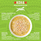 Koha Dog Grain Free Shredded Chicken And Duck 5.5oz. (Case of 12)