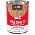 Koha Dog Grain Free Shredded Beef 12.5oz. (Case of 12)