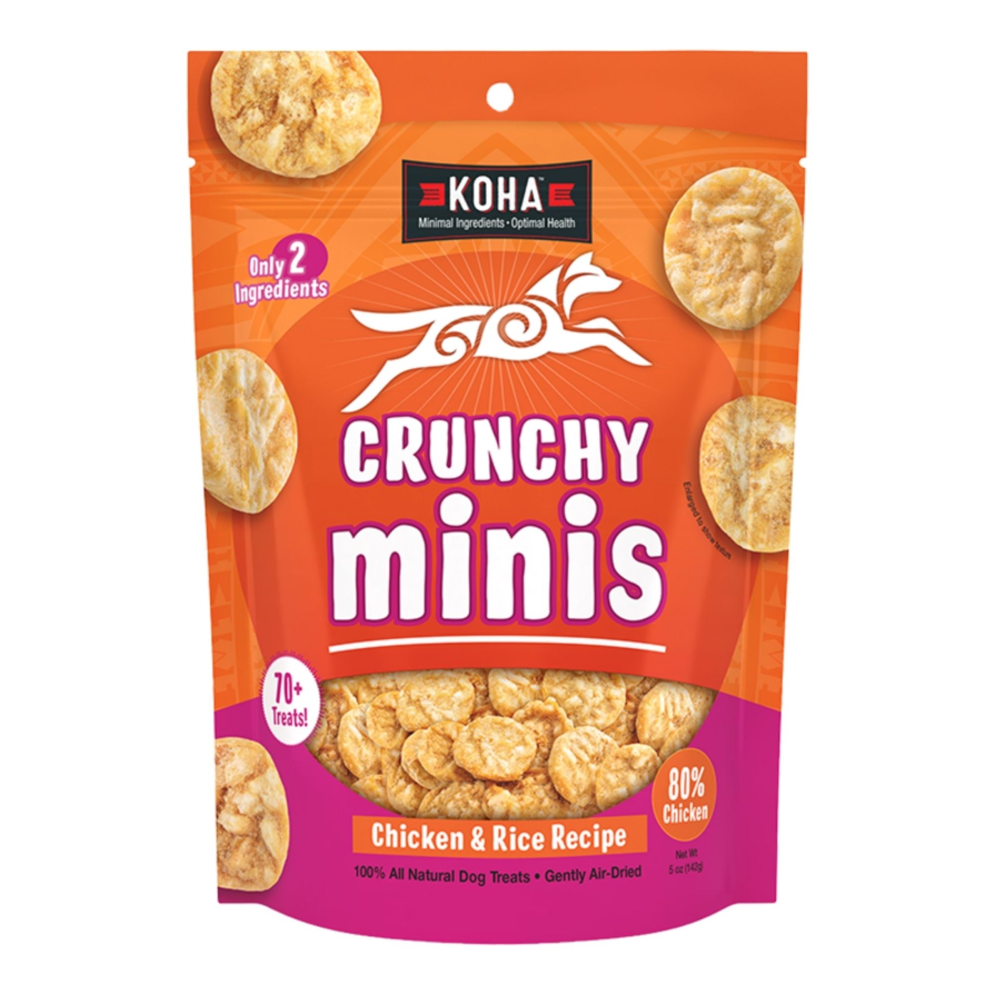 Koha Dog Crunchy Minis Chicken Treats 5oz.