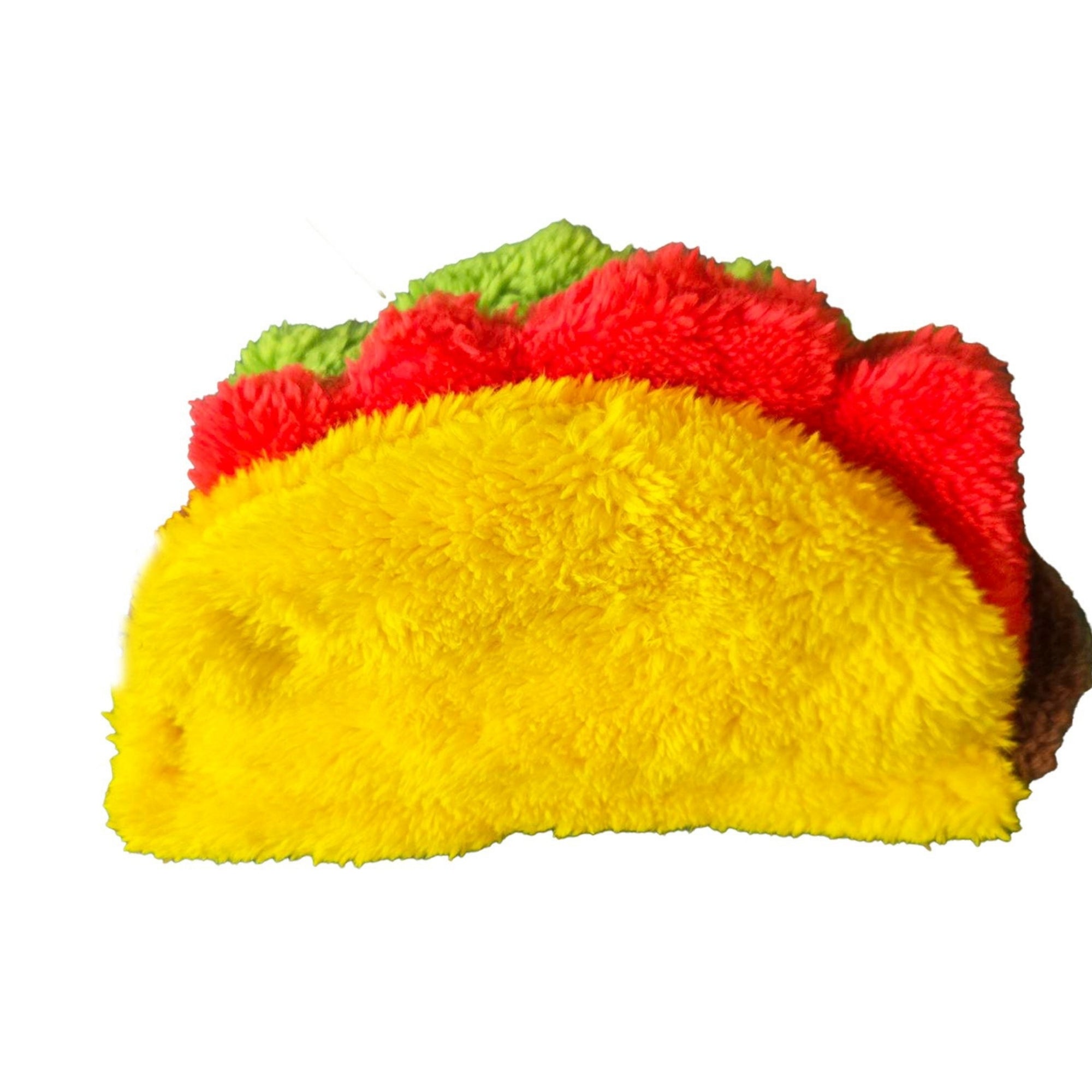 Cycle Dog Duraplush Taco Snuffle Dog Toy Yellow Medium