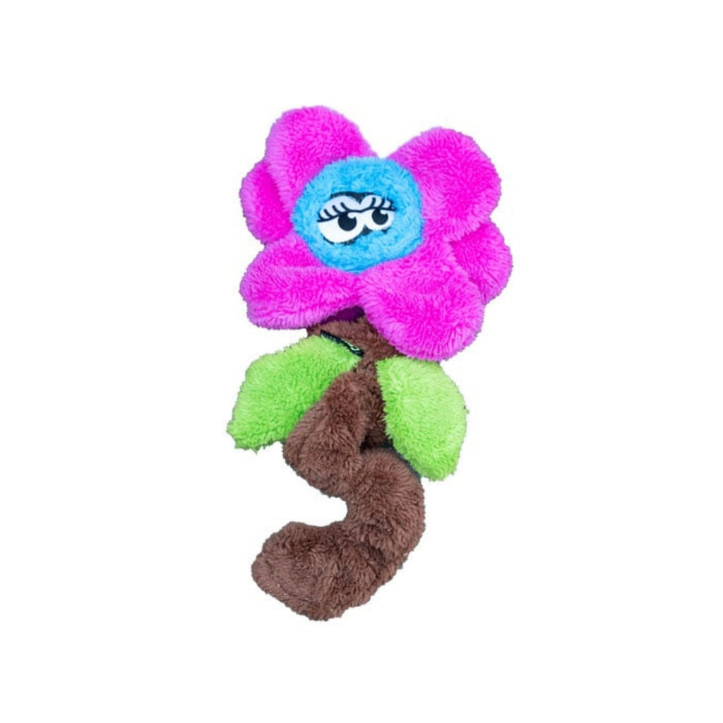 Cycle Dog Duraplush Springy Flowers Dog Toy Assorted Large