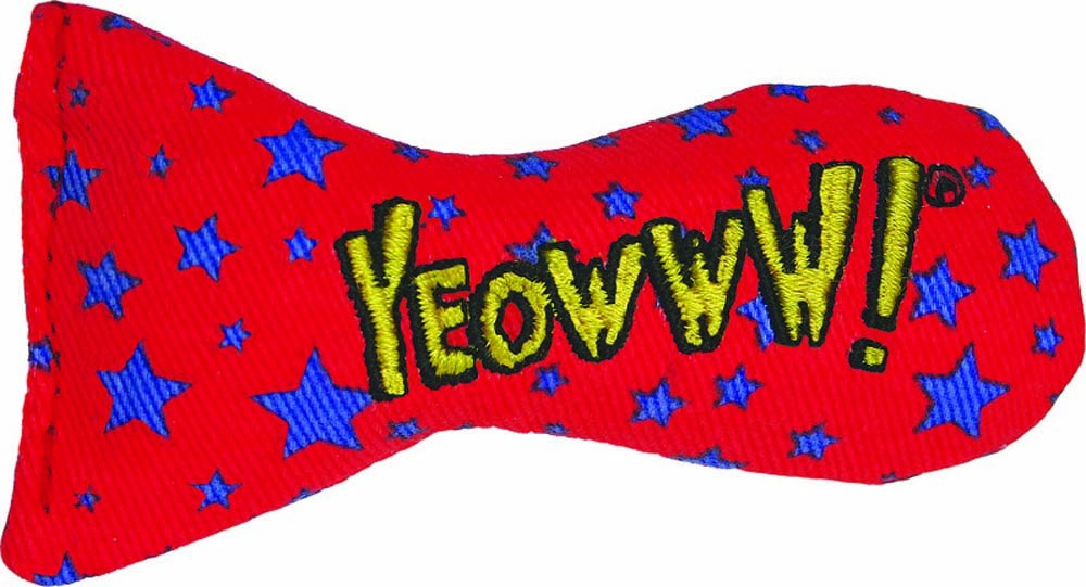 Yeowww Stinkies Catnip Toy Red, Blue, 3 in