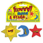 Yeowww Sun, Moon, Stars Catnip Cat Toys 3 pk