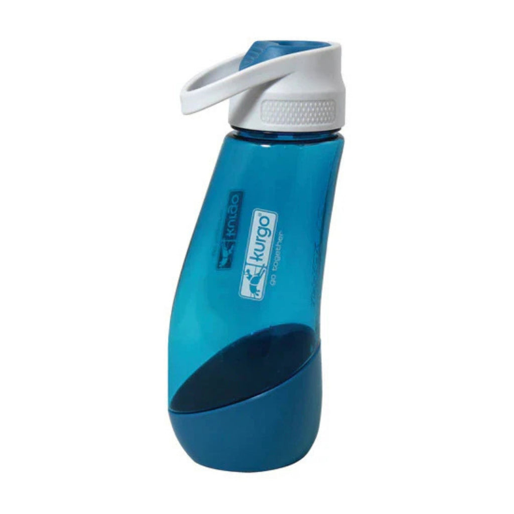 Kurgo Dog Gourd H2O Bottle & Bowl Blue