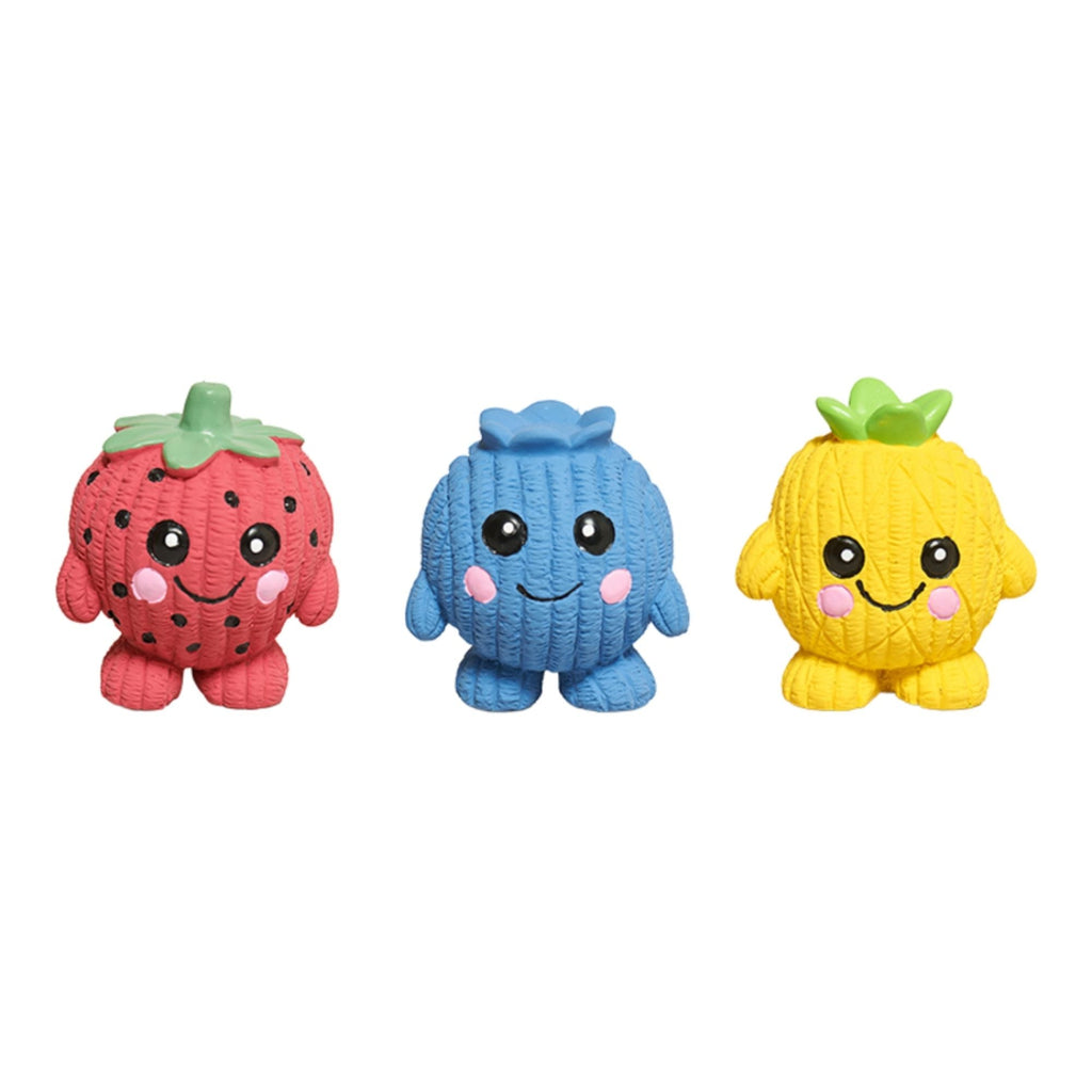 Hugglehounds Dog Ruff - Tex Fruitie Cuties Foodies - 3 Pack