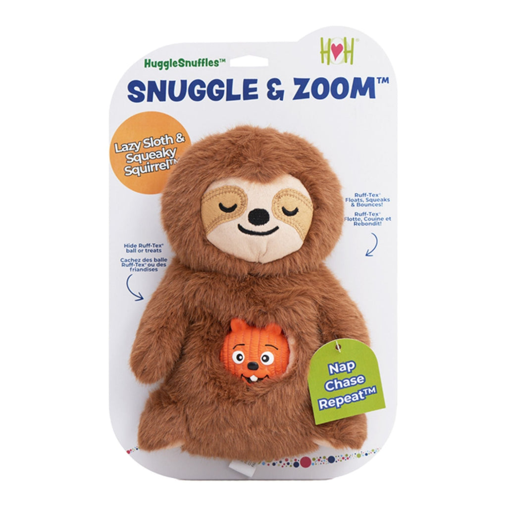 Hugglehounds Dog Hugglesnuffles Snuggle & Zoom Enrichment Toy