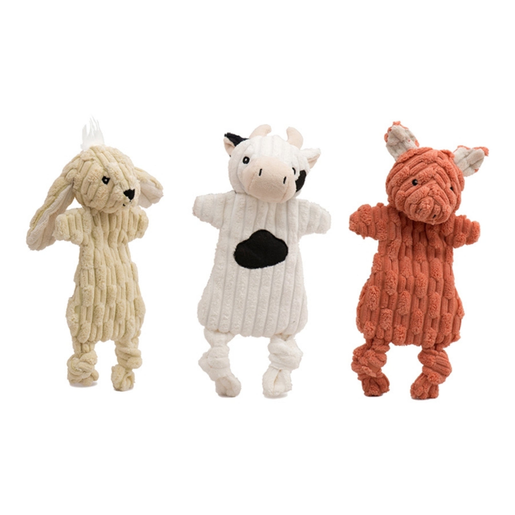 Hugglehounds Dog Huggleflatties Barnyard Assortment Small 3 Pack 11 Inch