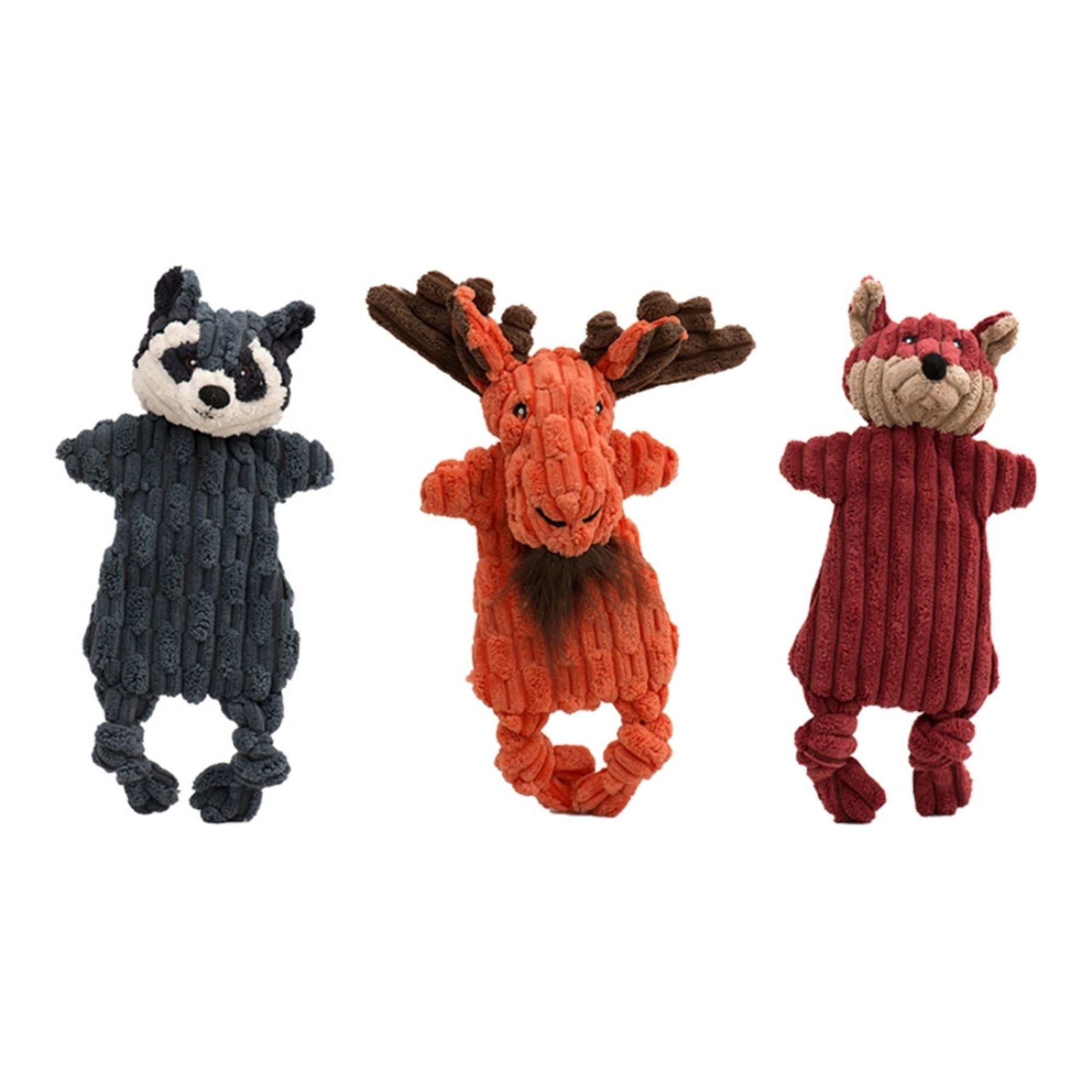 Hugglehounds Dog Huggleflatties Woodland Assortment Small 3 Pack 11 Inch