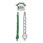 Hugglehounds Dog Knottie Sir Squeaks - A - Lot Snake Large