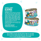 BFF Cat Omg Gravy Qt Patootie Chicken & Turkey 5.5oz. - (Case of 8)