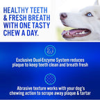 C.E.T. Enzymatic Oral Hygiene Chews For Dogs Beef/Poultry Small 30 Count