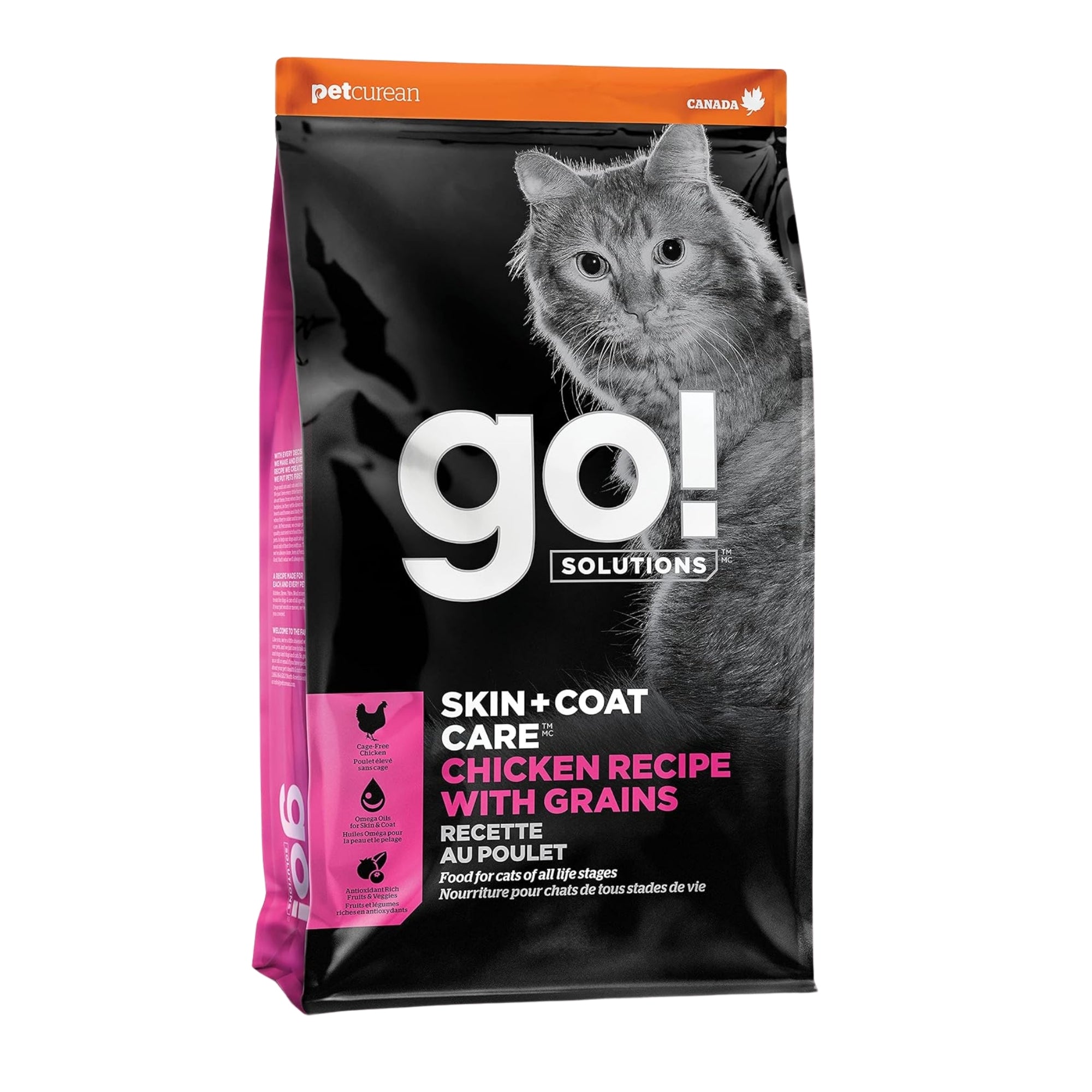 Go! Cat Skin & Coat Care Chicken With Grain 8Lb