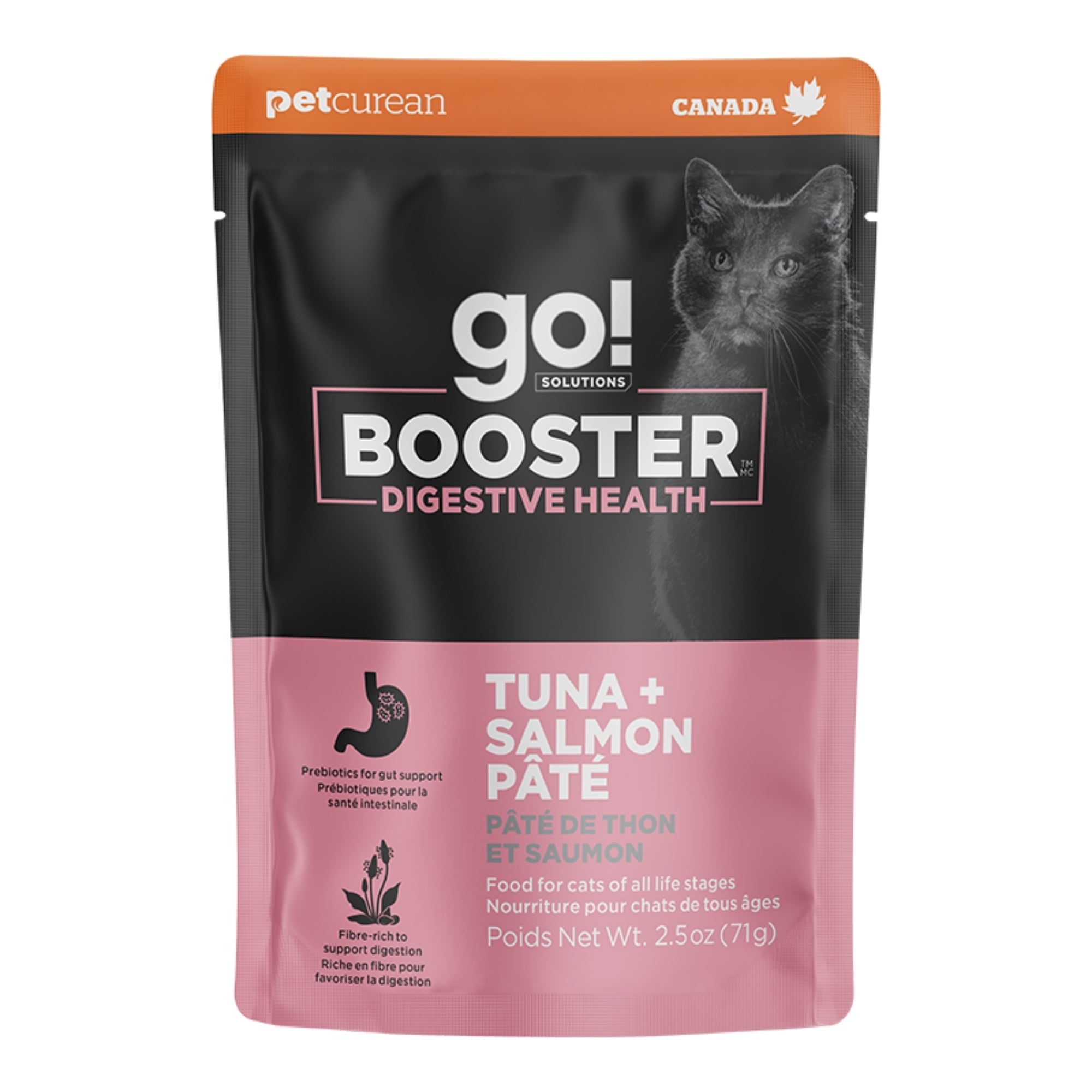 Go! Cat Booster Digestive Health Pate Tuna & Salmon 2.5oz. (Case of 24)